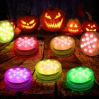 US GARVEE Submersible LED Lights 13LED Color Pool Fountain Lights 4 Pack