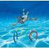 US Summer Shark Rocket Throwing Toy Funny Swimming Pool Diving Game Toys for Children Dive Dolphin Accessories 4 diving torpedoes 153g