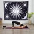 US Sun  Moon  Pattern Background  Cloth Wall  Tapestry Home  Decoration Beach  Towels 2  130cm x 150cm