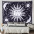 US Sun  Moon  Pattern Background  Cloth Wall  Tapestry Home  Decoration Beach  Towels 2  180cm x 230cm