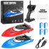 US THINKMAX 2PACK 10km H 2 4G High Speed Remote Control Boats  Blue Red 