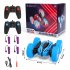 US THINKMAX 2PACK RC Stunt Car Remote Control Car with Wheel Lights Blue Red