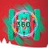 US THINKMAX 2Pack RC Stunt Car High Speed Remote Control Car for Xmas Green Red