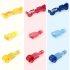 US TOWALLMARK 120 Pcs 60 Pairs Quick Splice Wire Terminals T Tap Self stripping with Nylon Fully Insulated Male Quick Disconnects Kit