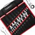 US TOWALLMARK 20 Piece SAE and Metric Ratcheting Combination Wrench Set Ratchet Wrenches Set