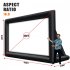 US TOWALLMARK 20FT Inflatable Projector Screen Portable Blow Up Outside Projector Screen Front   Rear Projection