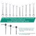 US TOWALLMARK 210 Piece Mechanics Tool Set and Socket Wrench Set SAE and Metric Hand Tool Kit