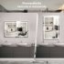US TOWALLMARK LED Bathroom Mirror 20 x28  Large Dimmable Wall Mirrors with Front   Backlight Anti Fog Shatter Proof