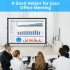 US TOWALLMARK Projector Screen With Stand 100 inch 16 9 4K HD Rear   Front Projections Movies Screen With Carry Bag