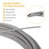 US TOWALLMARK Wire Rope 1 8  Stainless Steel Cable Wire Rope 400FT T316 Cable Wire 7x7 Strand Core