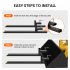 US TROPOW 1500lbs Clamp on Pallet Forks 60 inch Heavy Duty with Adjustable Stabilizer Bar for Loader Bucket Skidsteer Tractor