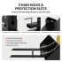 US TROPOW 1500lbs Clamp on Pallet Forks 43 inch Heavy Duty Fork Rack with Adjustable Stabilizer Bar for Loader Bucket Skidsteer Tractor