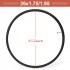 US TROPOW 2 Pack FV48MM Presta Valve Bike Inner Tubes with 2 Tire Levers 28 700x25 32C