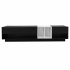 US TV Stand With Perfect Storage Solution Two tone Media Console With Versatile Compartment Particle Board For TVs Up To 80   Black