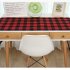 US Table  Runner Christmas Series Red Black Plaid Table Cloth Kitchen Living Room Table Decoration Items As shown