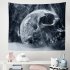 US Tapestry Skull Head Mysterious Style Printed Bedroom Hanging Background Cloth Decor KL1 150x200cm