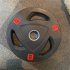 US Thickened Cast Iron Weight Plates Non fading Rust proof For Weightlifting Strength Training Crossfit 35 lbs