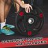 US Thickened Cast Iron Weight Plates Non fading Rust proof For Weightlifting Strength Training Crossfit 35 lbs