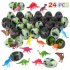 US Twister CK 38Pcs Camouflage Easter Eggs Filled with Mini Dinosaurs for Easter Theme Party Favor  Easter Eggs Hunt  Basket Stuffers Fillers  Classroom Prize S