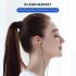 US Universal Type c Wired Earphone In ear Noise Reduction Wire controlled Tuning 3 5mm Phone Headset black