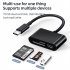 US Usb Type C Card Reader Otg Adapter Micro Usb Sd tf Card Reader For Android Phone Computer Multi function Data Transfer Cable black