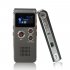 US Voice Record Mini 8GB Digital Sound Audio Recorder Dictaphone MP3 Player Silver Gray 8GB