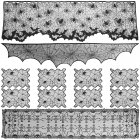 US CYNDIE 11pcs Halloween Fireplace Mantel Scarf Tablecloth