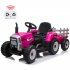 US WHIZMAX 12V Kids Electric Tractor Battery Powered Ride On Car Rose 25W