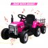 US WHIZMAX 12V Kids Electric Tractor Battery Powered Ride On Car Rose 25W