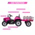 US WHIZMAX 12V Kids Electric Tractor Battery Powered Ride On Car Rose 25W