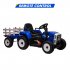 US WHIZMAX 12V Kids Electric Tractor Battery Powered Ride On Car Blue 35W