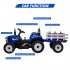 US WHIZMAX 12V Kids Electric Tractor Battery Powered Ride On Car Blue 35W