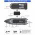 US WHIZMAX 2PACK RC Boats High Speed Remote Control Boats Blue   Yellow