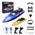 US WHIZMAX 2PACK RC Boats High Speed Remote Control Boats Blue   Yellow