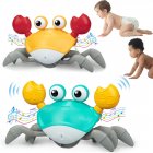 US WHIZMAX 2pcs Crawling Crab Baby Toys Crawling Toy with Music