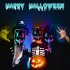 US WHIZMAX 3PACK Halloween Scary Mask LED Mask