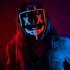 US WHIZMAX 3PACK Halloween Scary Mask LED Mask