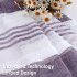 US WHIZMAX 52 inch W Sheer Curtains for Living Room Bedroom Purple 52 inch W x95 inch L