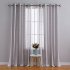 US WHIZMAX 52 inch W Sheer Curtains for Living Room Bedroom Purple 52 inch W x95 inch L