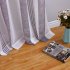 US WHIZMAX 52 inch W Sheer Curtains for Living Room Bedroom Purple 52 inch W x95 inch L