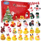 US WHIZMAX Christmas Advent Calendar 2023 for KidsChristmas 24 Days Countdown Advent Calendar with 24 Rubber Ducks for BoysGirlsChristmas Gift