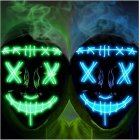 US CYNDIE Halloween 2pcs LED Mask Light Up Scary Mask