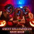 US WHIZMAX Halloween Mask 2 colors Scary LED Mask for Halloween Cosplay Costume