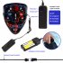 US WHIZMAX Halloween Mask 2 colors Scary LED Mask for Halloween Cosplay Costume