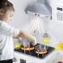 US WHIZMAX Kids Kitchen Playset Wooden Chef Pretend Play Set White