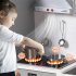 US WHIZMAX Kids Kitchen Playset Wooden Chef Pretend Play Set Grey