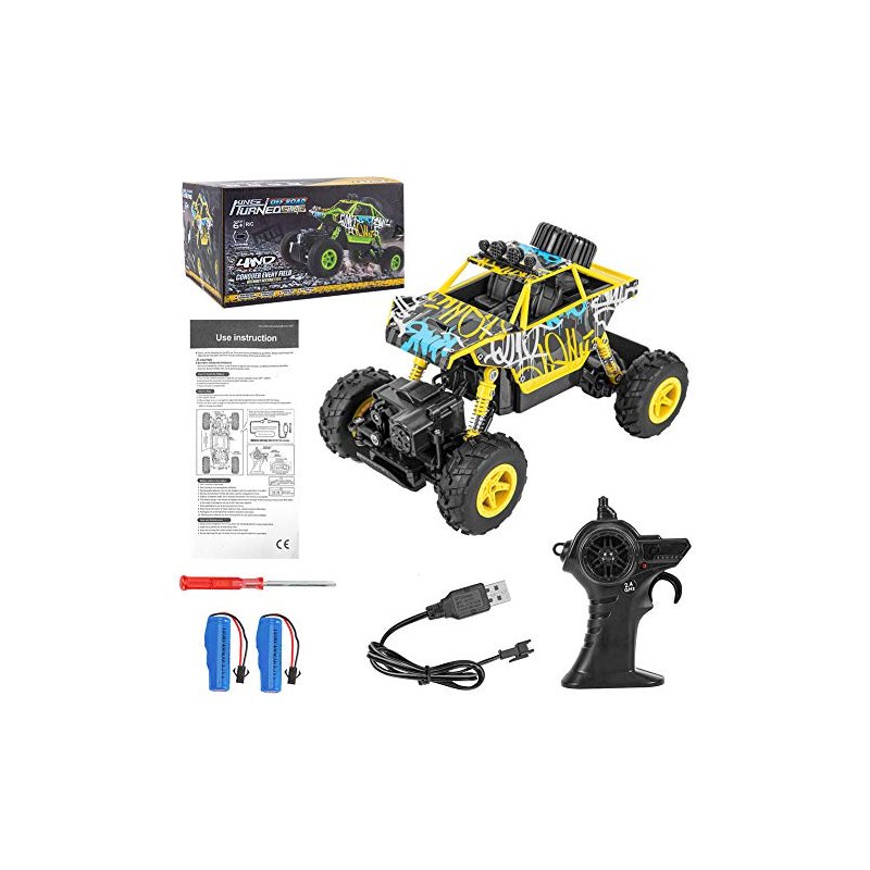 US THINKMAX RC Car Rock Crawler Monster Truck 2.4Ghz 4WD