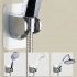 US Wall Mounted Handle Rotatable Adjustable Sprinkler Shower Hose Head Holder Stand Bracket Base  Plating free drilling base