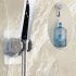 US Wall Mounted Handle Rotatable Adjustable Sprinkler Shower Hose Head Holder Stand Bracket Base  Plating free drilling base