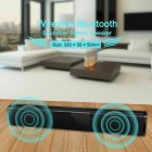 US Wireless Bluetooth Sound Bar Speaker System Home Theater Soundbar Subwoofer